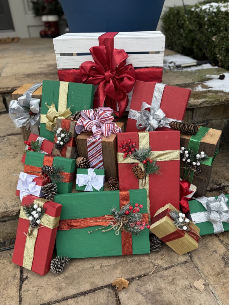 Seasonal porch decorating service
